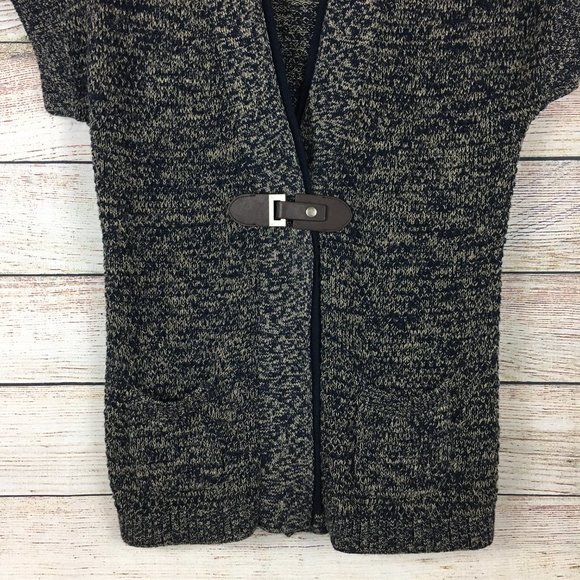 Christopher & Banks Sweater Vest Cardigan Short Sleeve - Picture 3 of 11